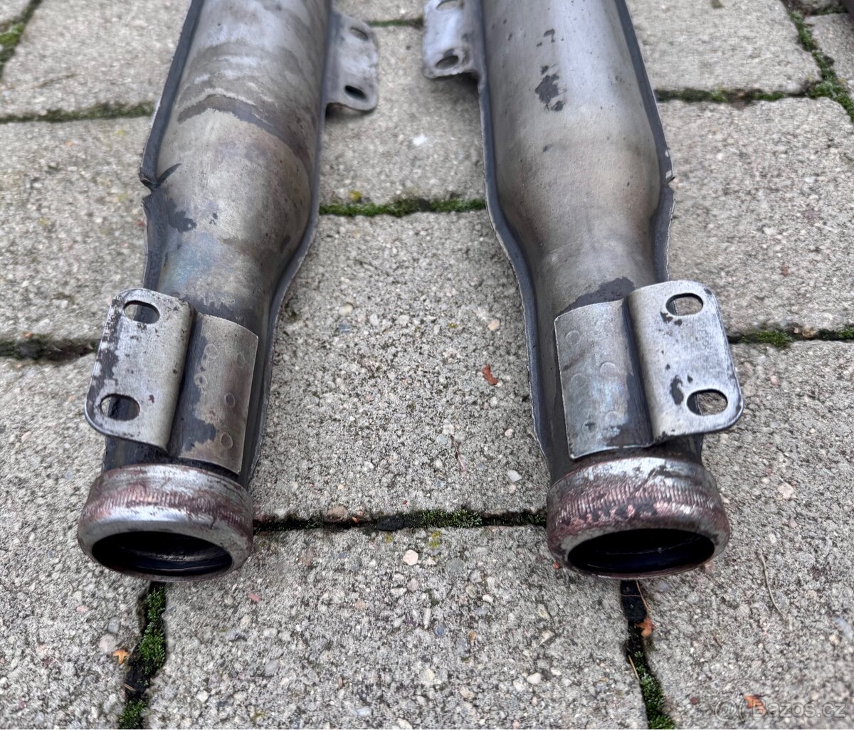 Jawa ČZ malá kývačka i půlbuben - výfuky - 15