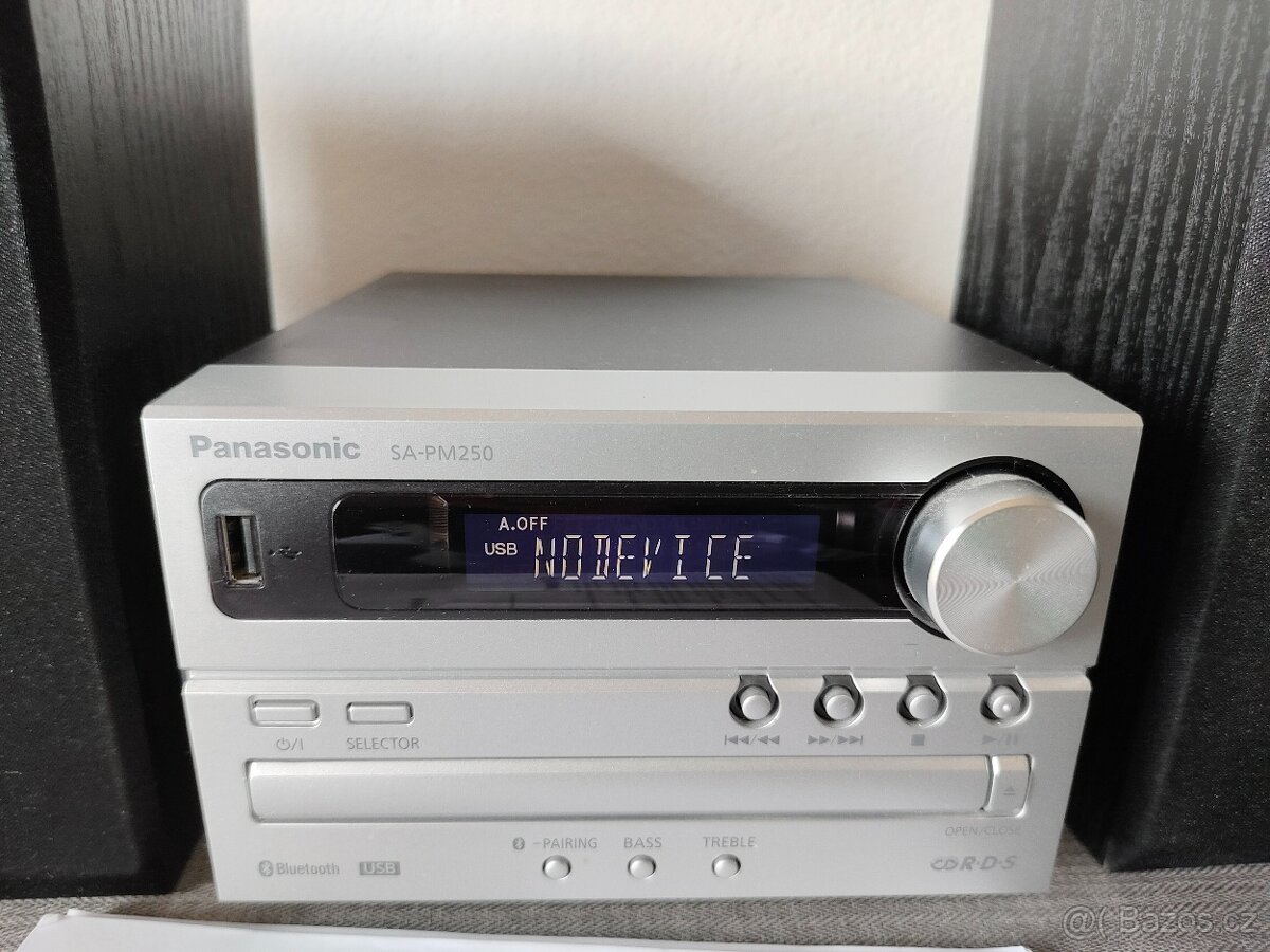 Microsystém Panasonic SC-PM250 repro 20W-JAKO NOVÝ - 15