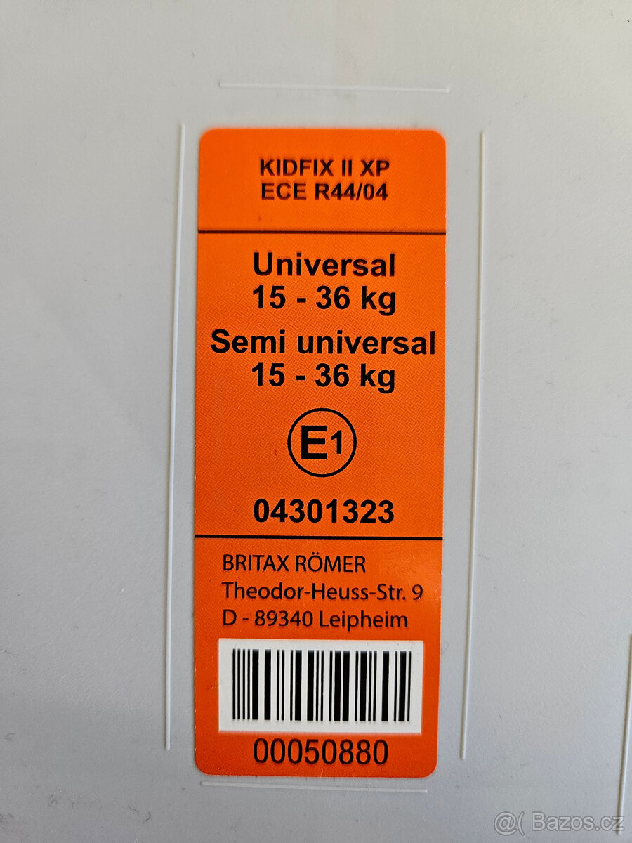 Dětská autosedačka Britax Römer Kidfix II XP (15 – 36 kg) - 15
