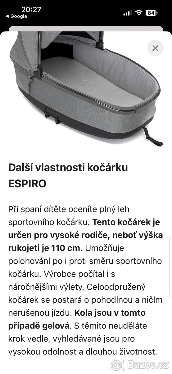 Kočárek Espiro Next Up v záruce - 15