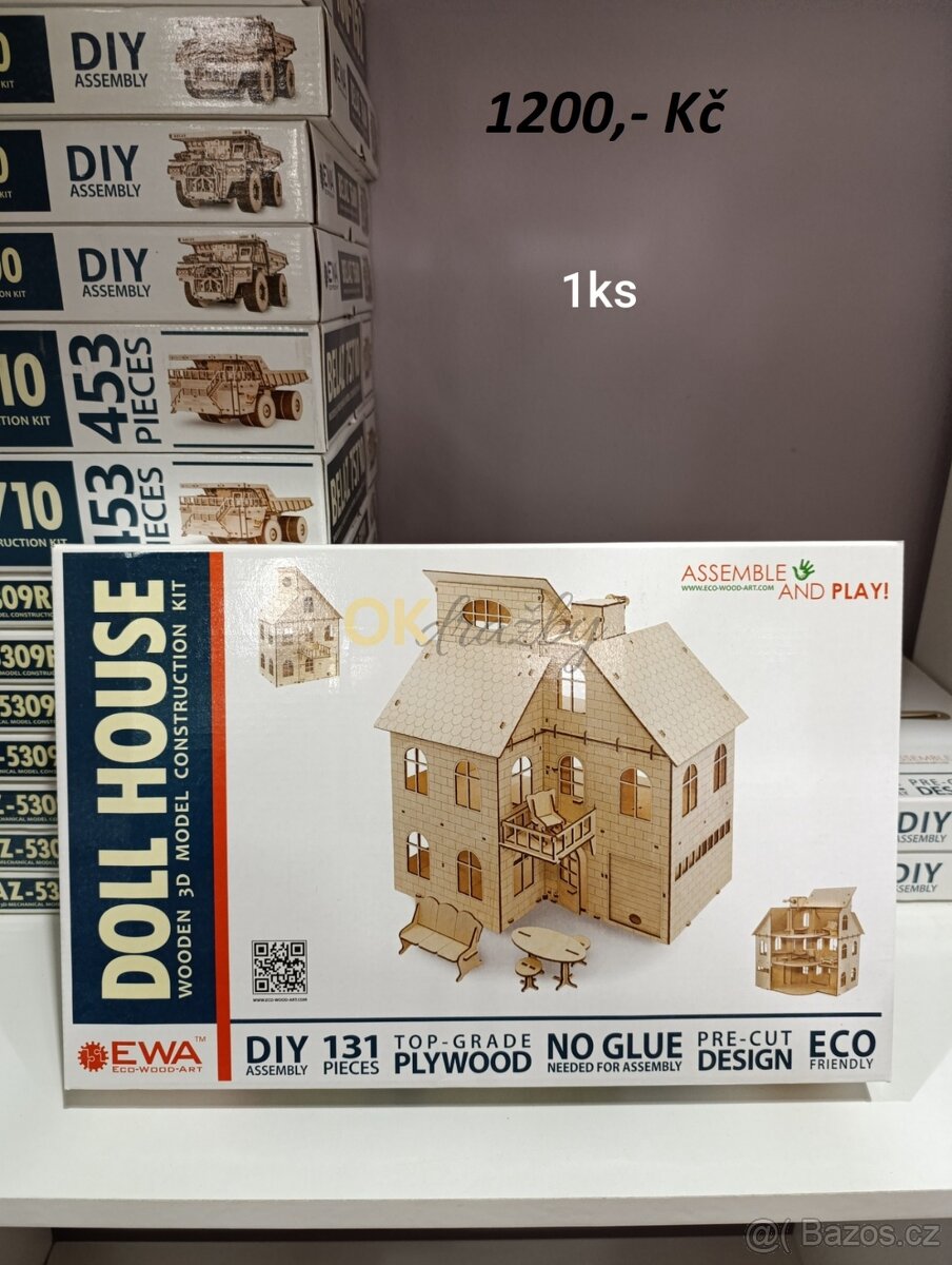 Dřevěné Stavebnice & Puzzle. - 15