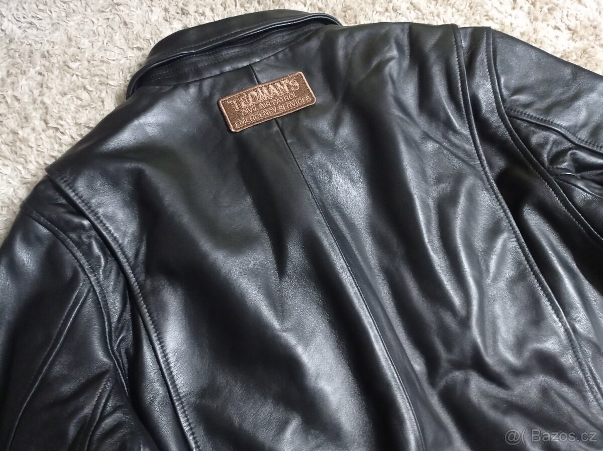 NOVÁ kožená letecká bunda A2 - L,XL-2XL - 15
