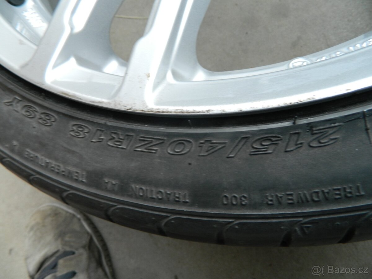 kola 5x112 r18+letní pneu - 15