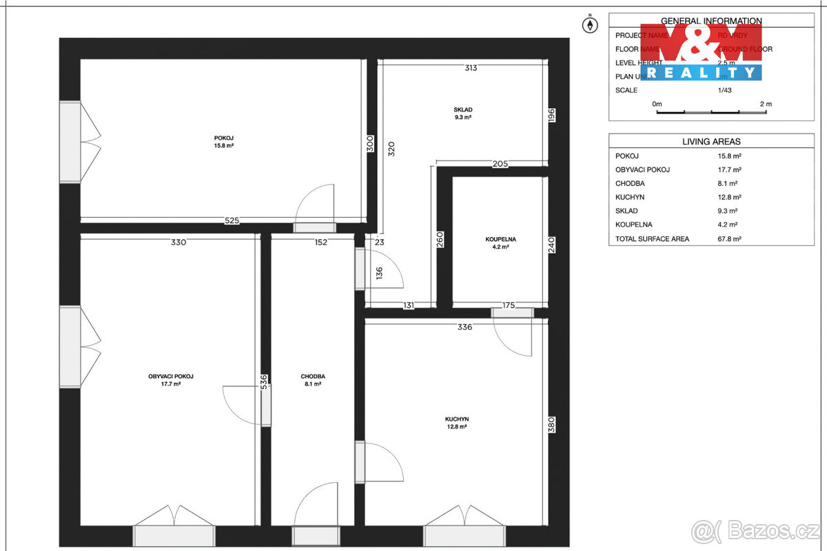 Prodej rodinného domu, 100 m², Vrdy, ul. Jiráskova - 15