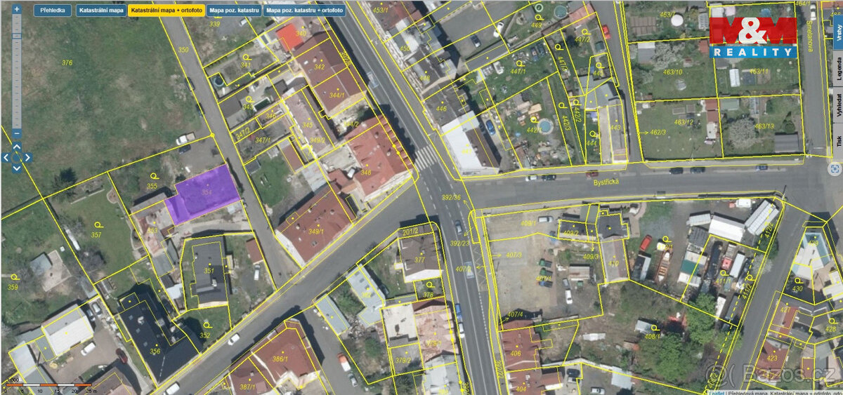 Prodej pozemku k bydlení, 248 m², Dubí, ul. Tramvajní - 15