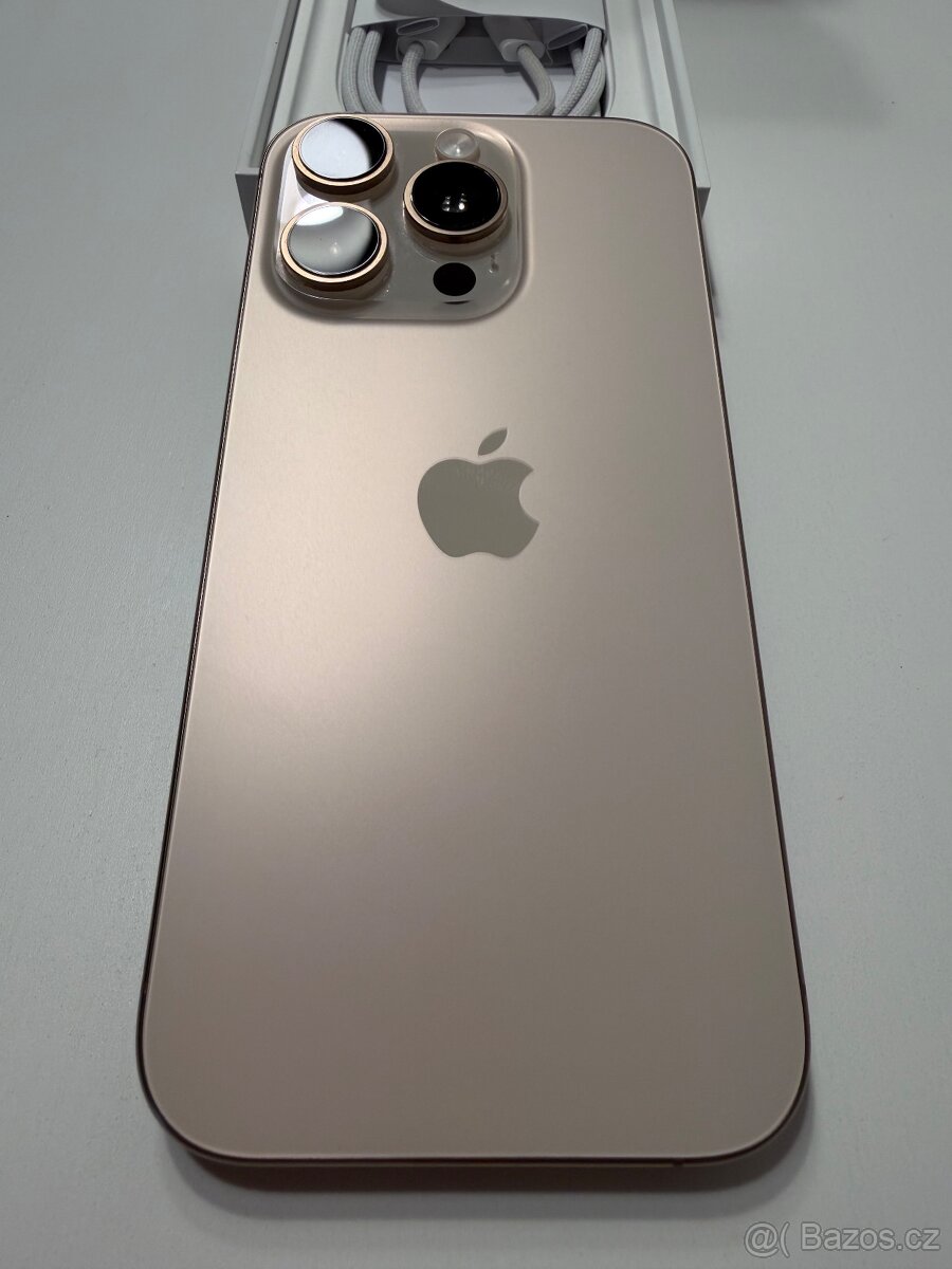 Prodám iPhone 16 Pro-Desert Titanium TOP STAV - 15