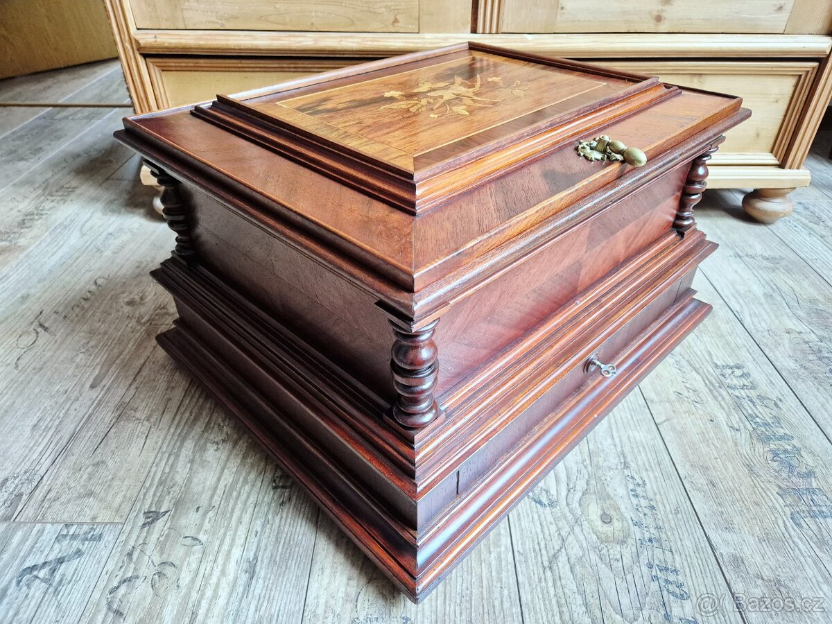 Velký starožitný Polyphon Solyphon Excelsior, 1895 - 15