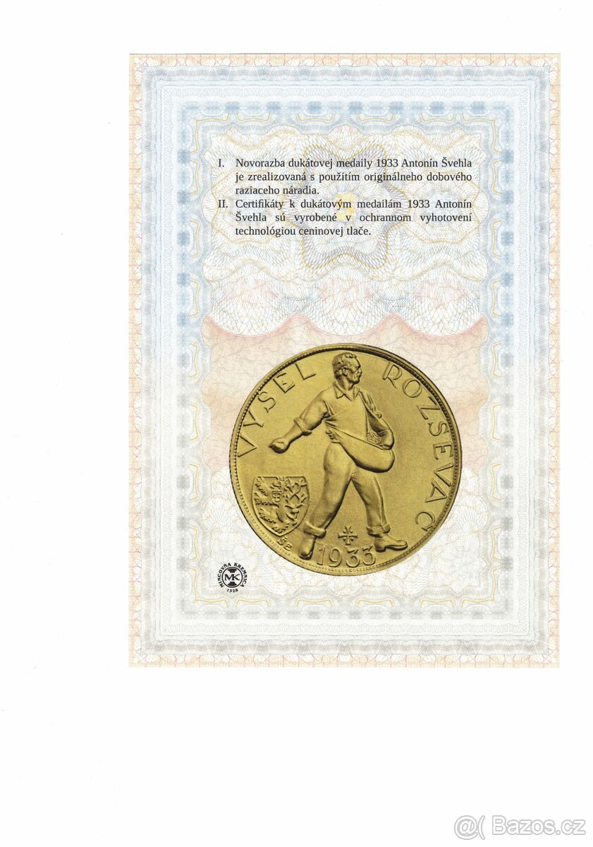 Kompletní sada Švehla 2021 - 2x zlato + 1x stříbro - 15