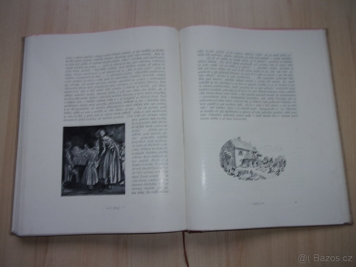 BOŽENA NĚMCOVÁ - BABIČKA - vydáno r. 1916 + 1 kniha darem - 15