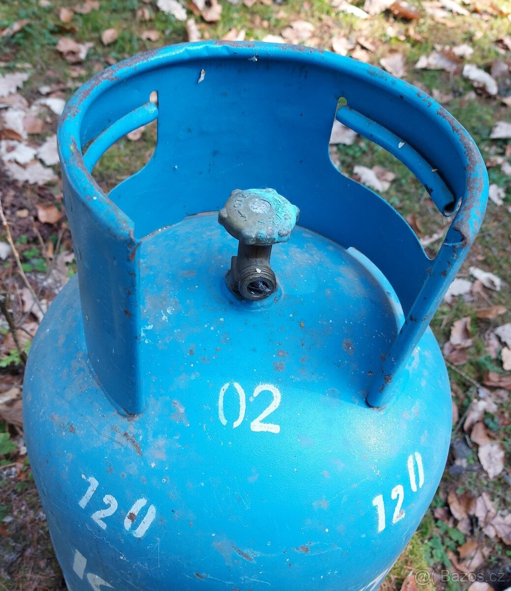 2x propanbutan lahev, 10kg - 15