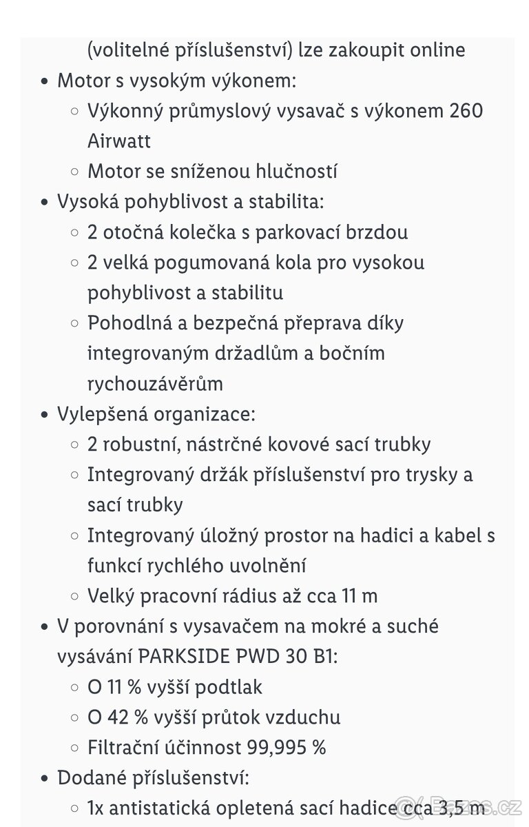 Průmyslový vysavač peformance - 15