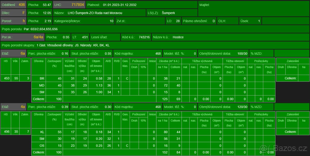 Prodej lesního pozemku v k.ú. Hostice - 15