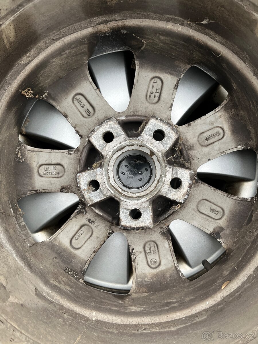 Zimní terénní kola 215/65/16 AT, vzorek 8,5mm 5x112 - 15