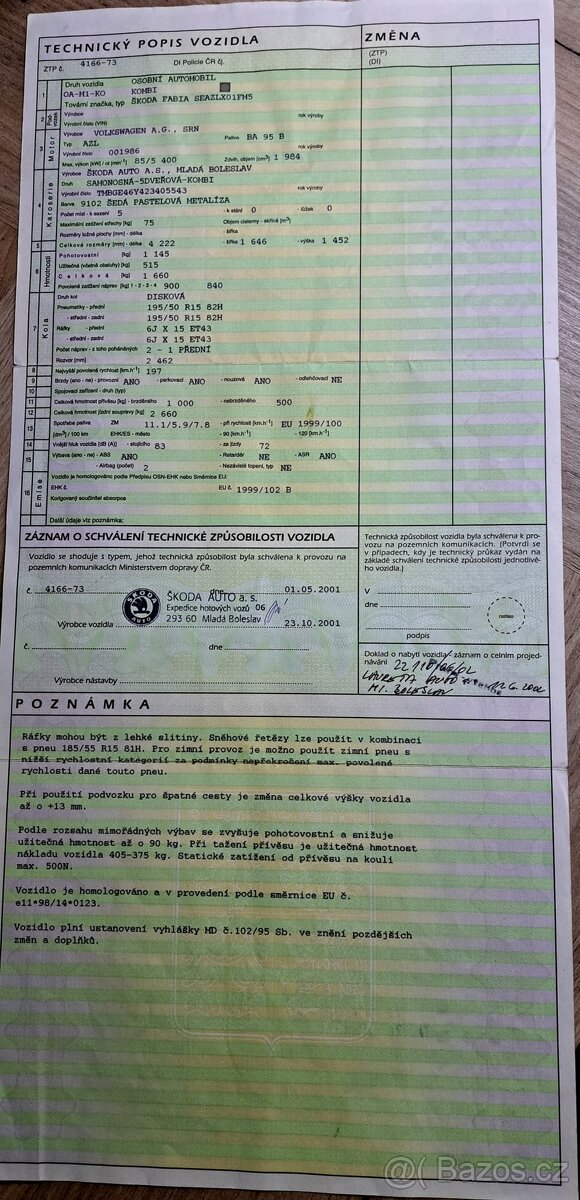 Škoda fabie 2,0i benzin - 15
