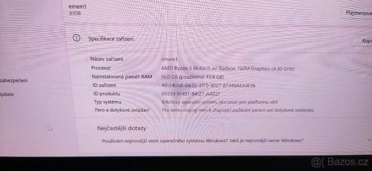 Lenovo IdeaPad slim 5 14" oled ahp9 - 15