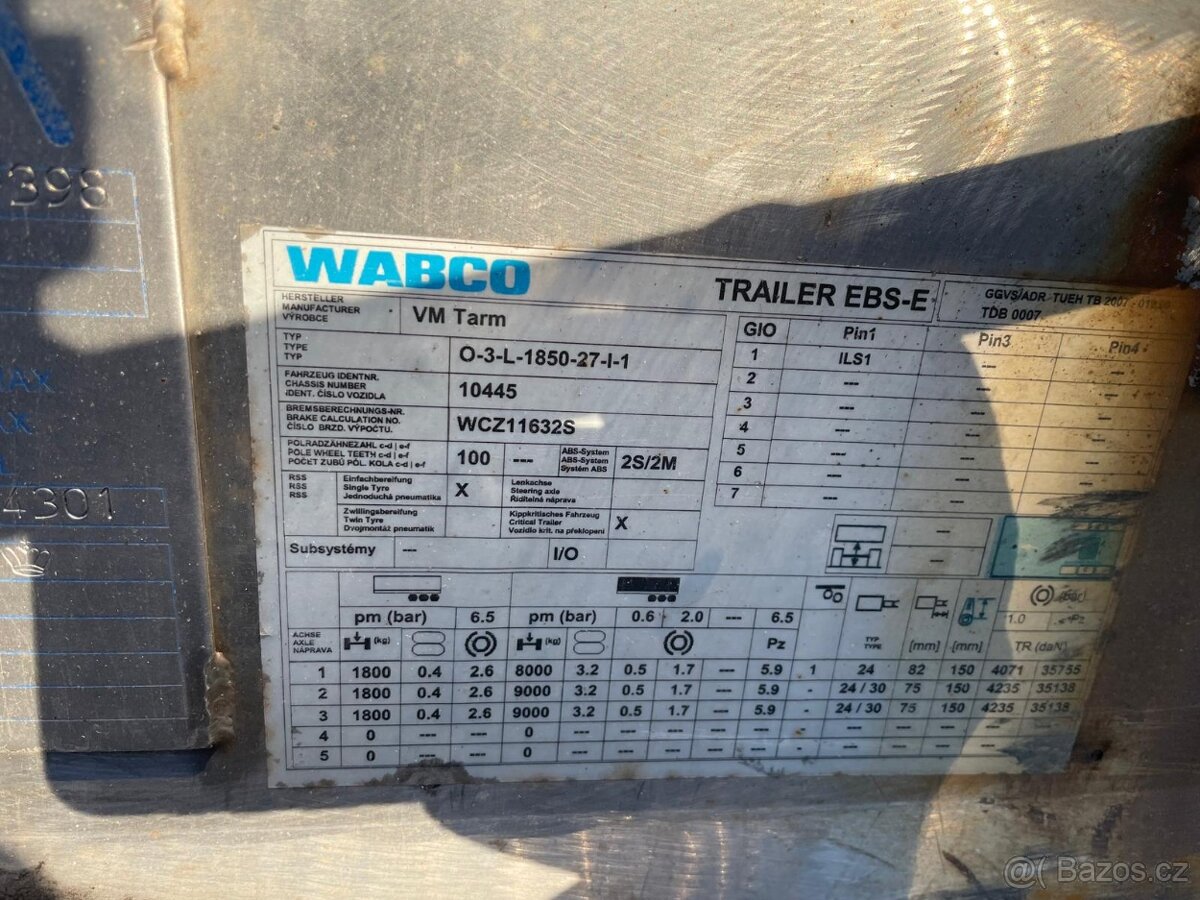 Prodám cisternu na pivo 27 000 l – VM Tarm (Dánsko) - 15