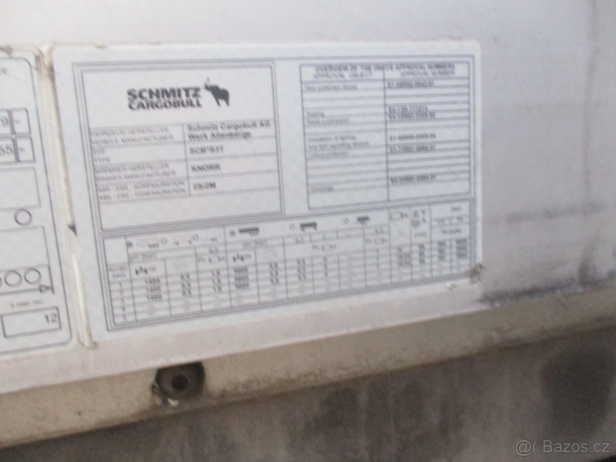 25273 Plošinový návěs Schmitz SPL 24/L - 13,62 E B - 15