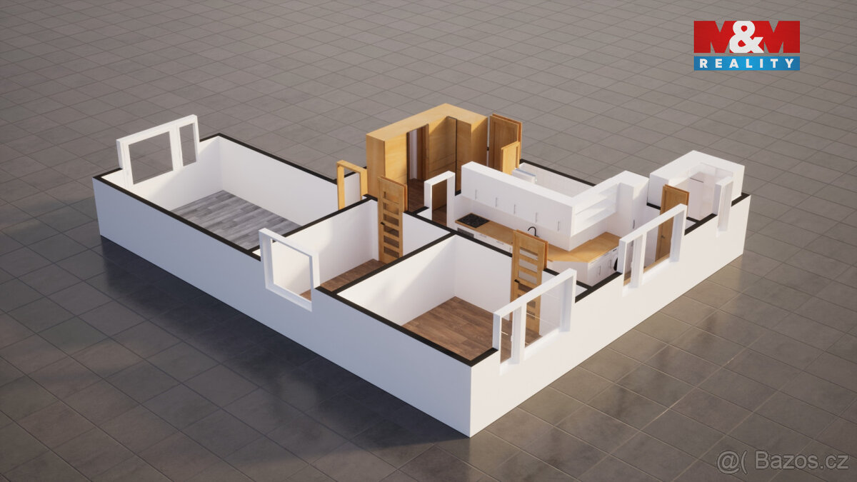 Prodej bytu 3+1, 69 m², Jablonec nad Nisou, ul. Lužická - 15