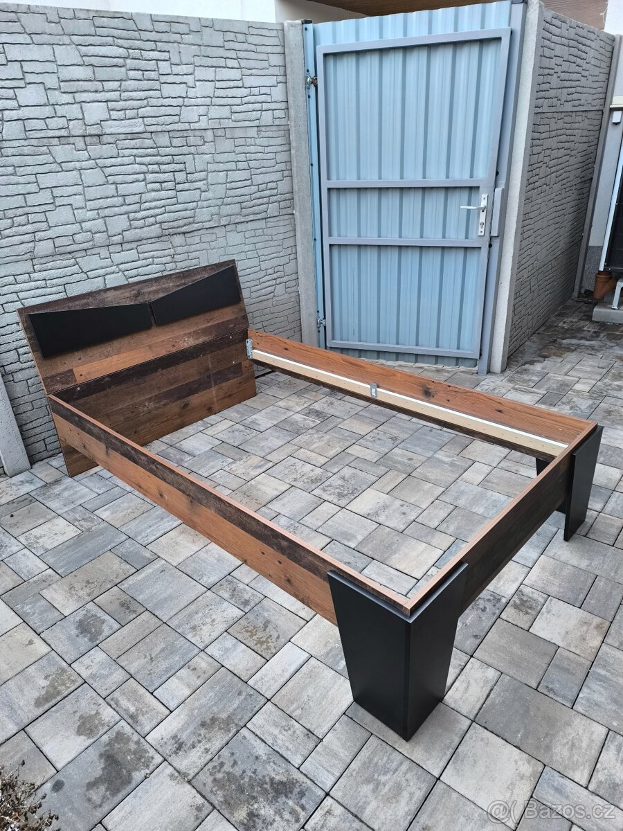 Prodám postel + Matrací 120cm x 200cm - 15