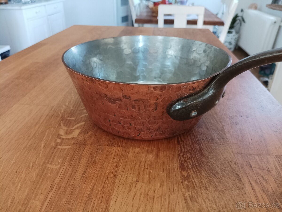 PROFESIONÁLNÍ MĚDĚNÝ HRNEC BAUMALU ALSASKO FRANCIE 70.LÉTA - 15