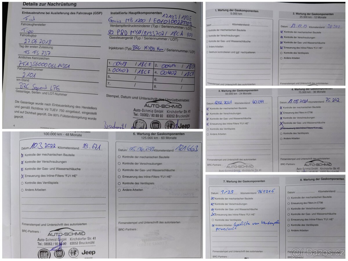 Fiat Tipo 1.4 Pop 70kW LPG - systém BRC - 15