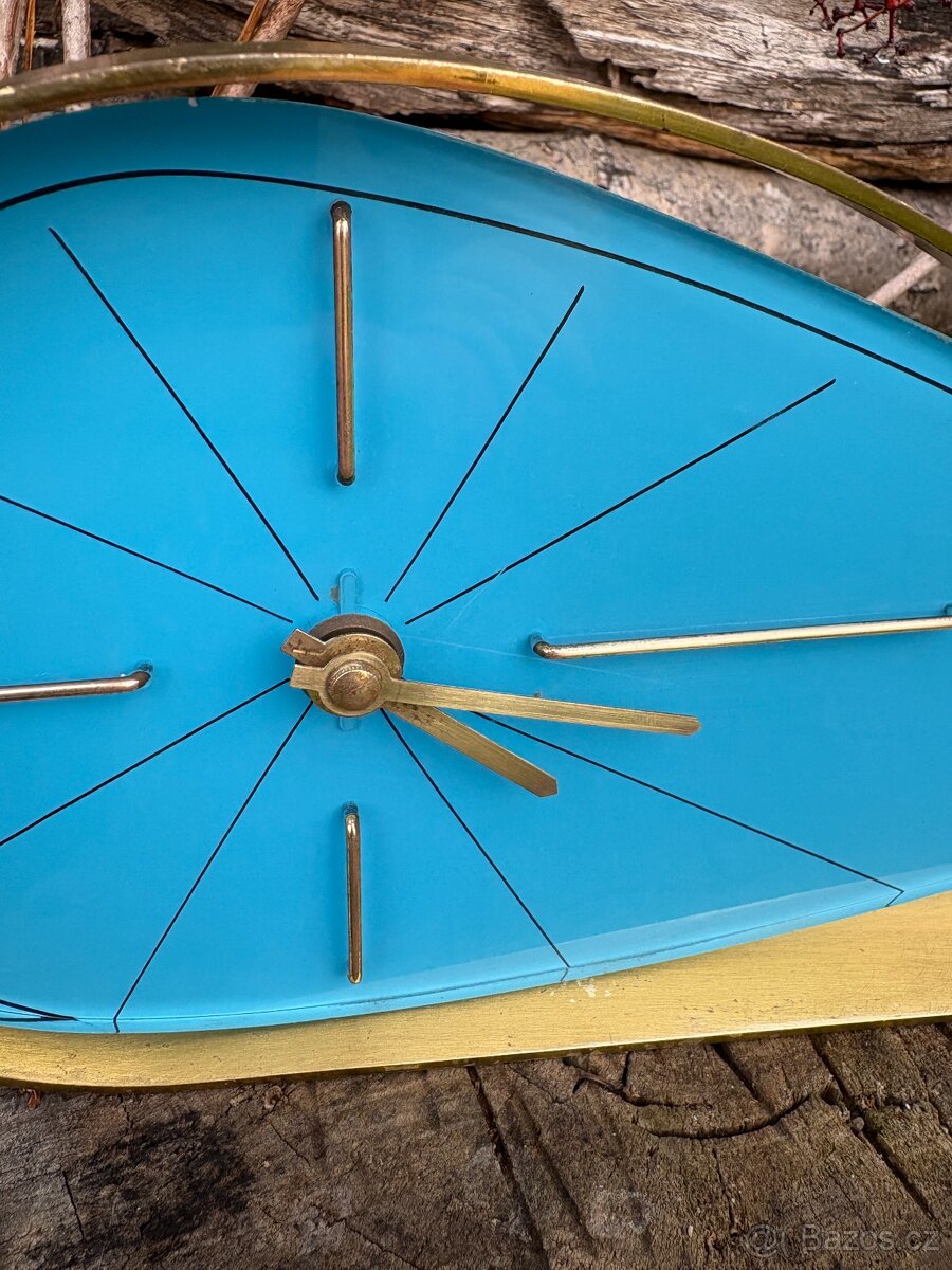 Hodiny Prim Brusel Modré "Kapka" - 15