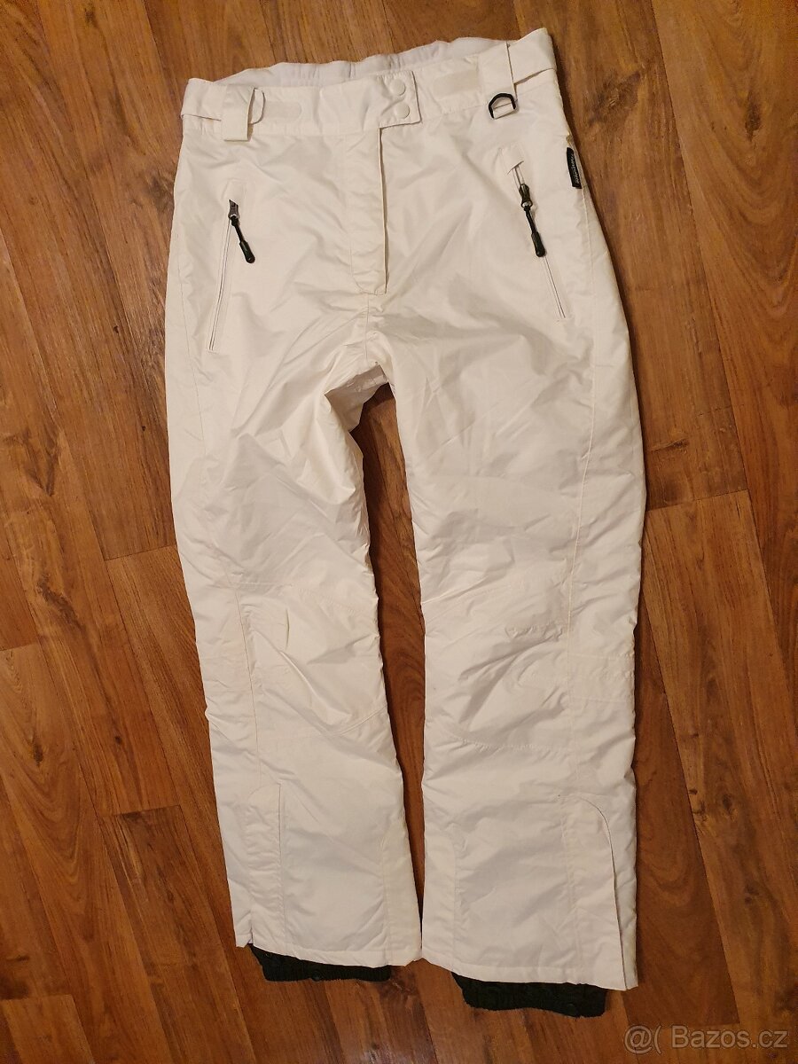 Damske lyzarske bile kalhoty na lyze Crivit insulate L/40 - 15