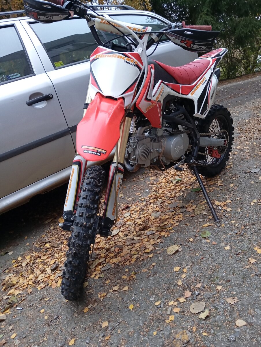 Pitbike minirocket s motorem stomp 140 s ostrou vačkou - 15