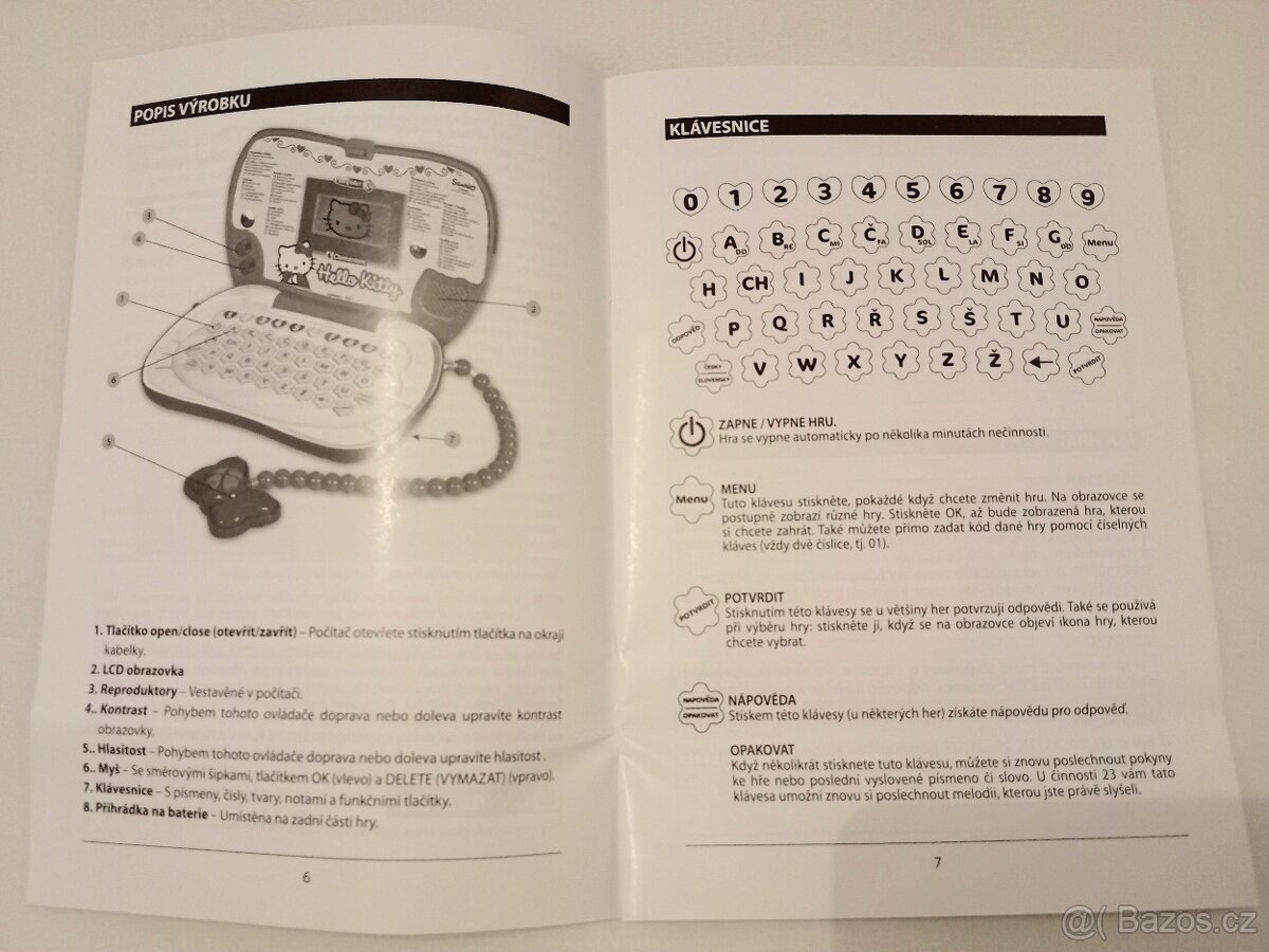 Dětský notebook Hello Kitty - 15