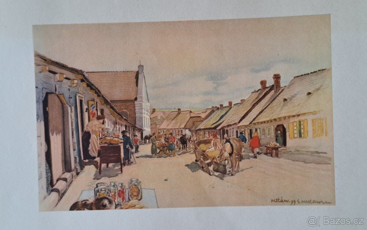 Stanislaw Maslowski 12 akvarelovych reprodukcí - 15