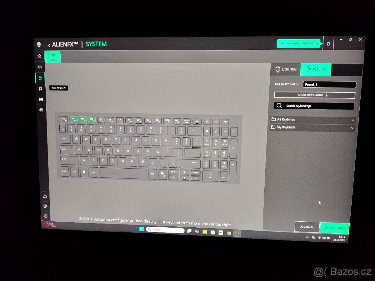 Alienware 16x,5070,Ultra9,64gb-RAM,QHD+,2TB- Top-ZÁRUKA - 15