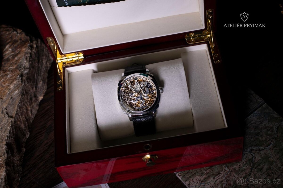 Skeletové Hodinky Ateliér Pryimak ČESKÝ LEV - 15