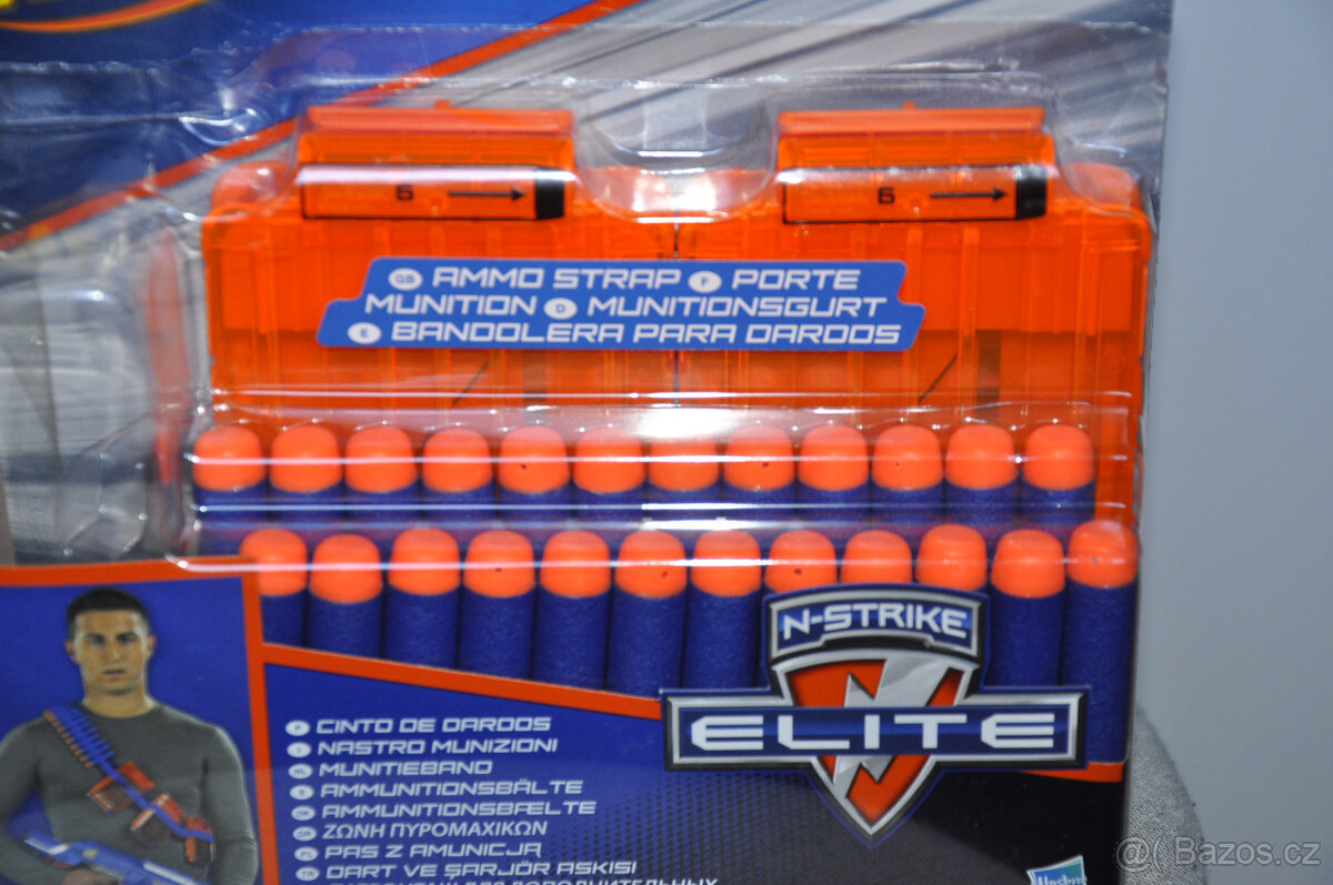 Nerf Elite 2.0 Echo CS-10 blaster + Nerf ramení popruh, šipk - 15
