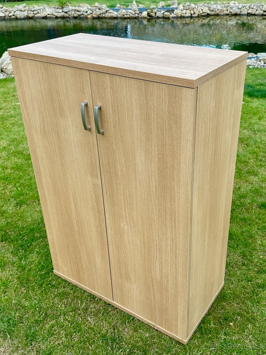 kancelářský nábytek HOBIS – řada Gate, dekor světlý dub - 15