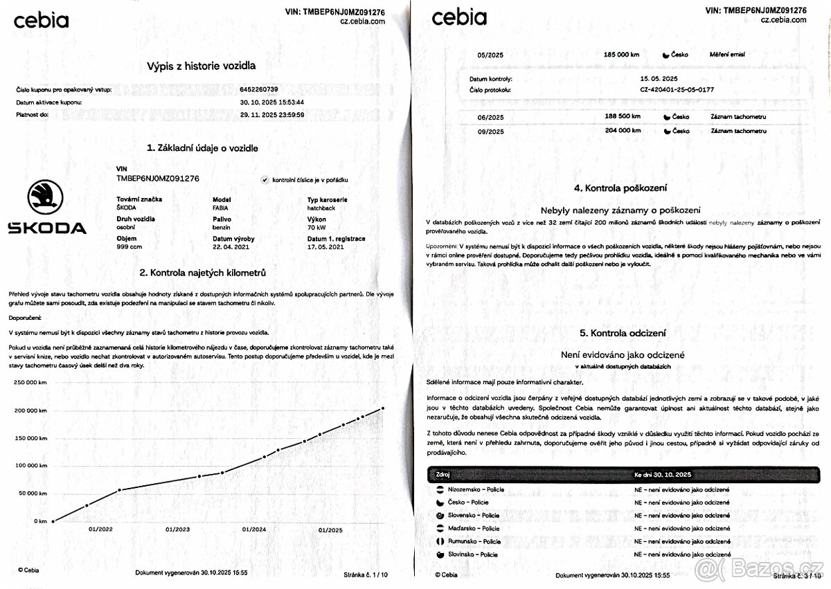 Škoda Fabia 1,0 TSI,DPH,1.maj.,původ ČR - 15