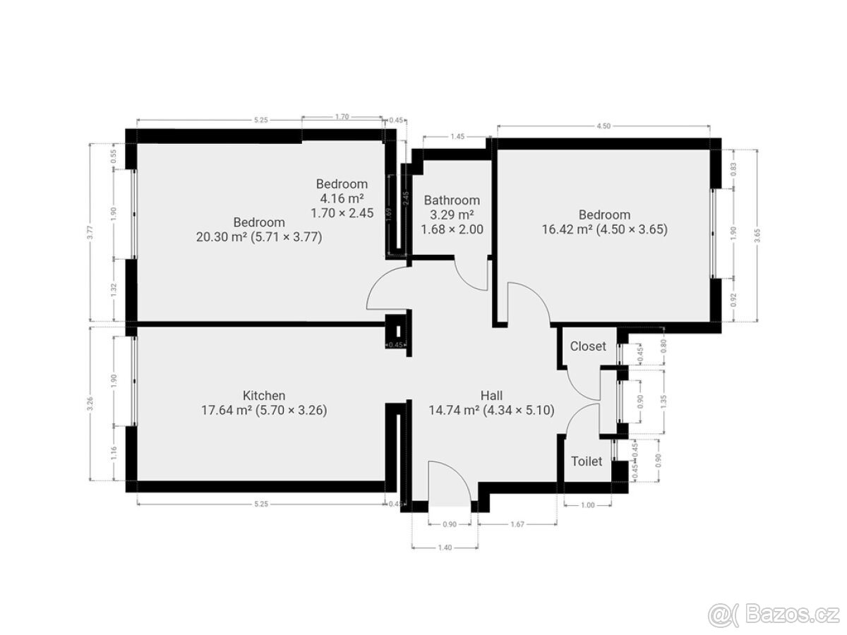 Pronájem bytu 3+kk, Tusarova, Holešovice, 28.500 Kč/měs, 74 - 15