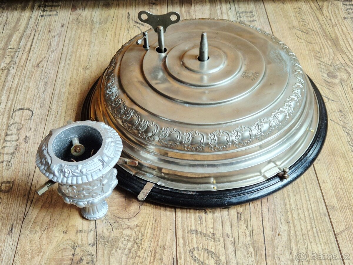 Starožitný hudební automat se zvonky, stojan, 1890 - 15