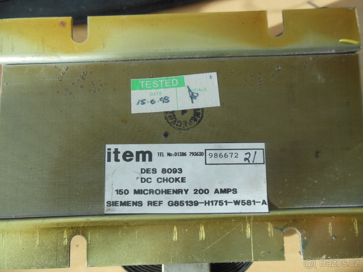 trafo 230/24V/5,3A jistič 6A/B et27-36V DC0,9A Tlumivka - 15