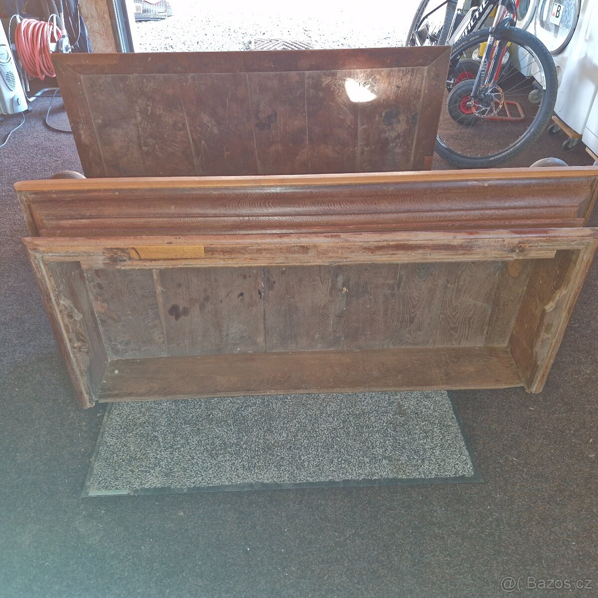 Starožitná dubová komoda - 15