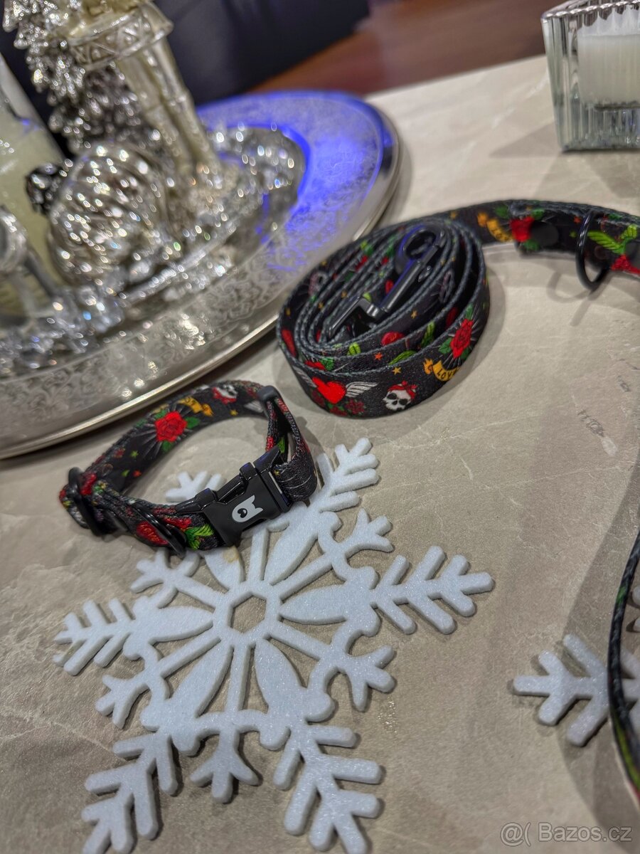 Luxusní obojek + vodítko OBODOG - 15