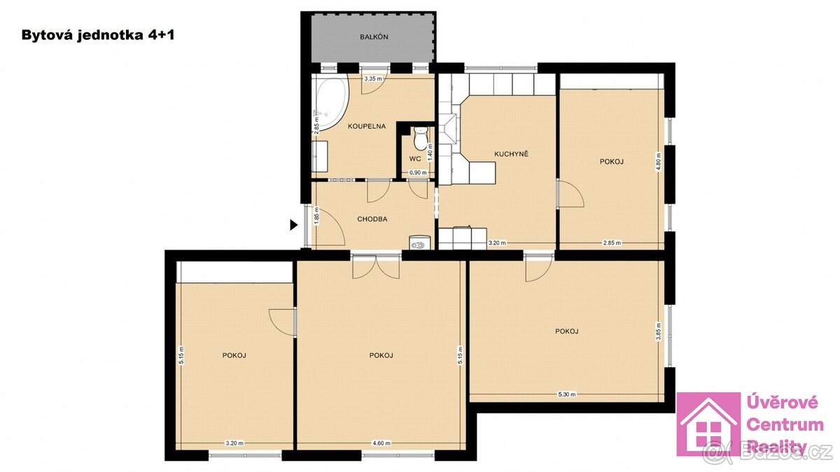 Prodej bytu 4+1, 121 m², garáž, Sv.Čecha, Hodonín - 15