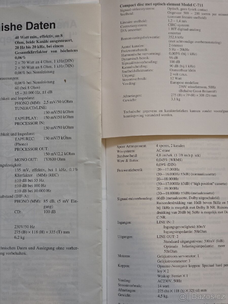 HiEnd midi vĕž ONKYO zes,tuner,mgf,cd, 1.maj, garance - 15