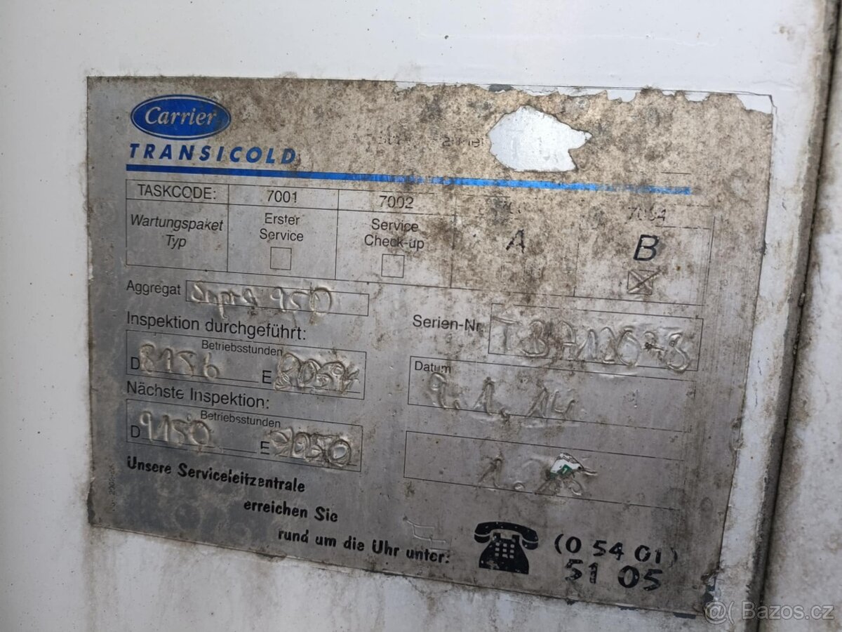 2009 Chlaďák MAN TGM 15.240 Schmitz Cargobull, 16EP - 15