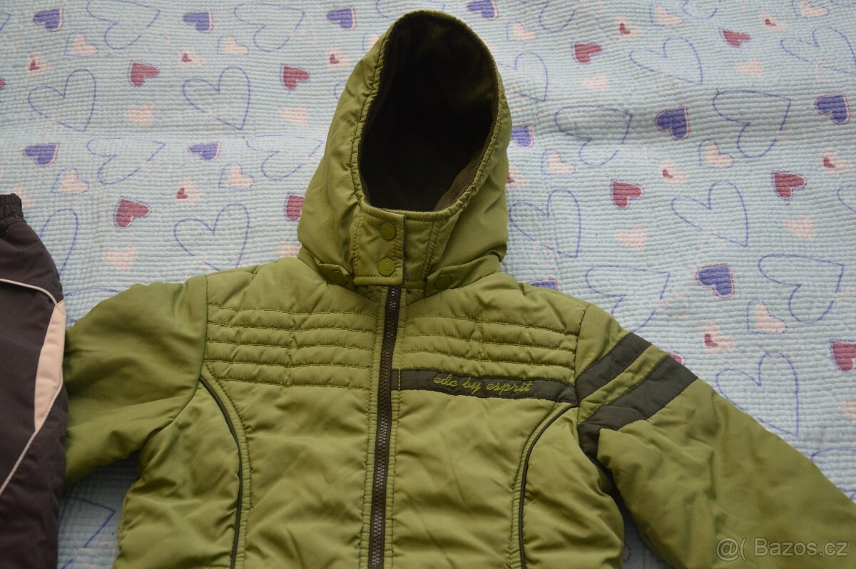 116 122 zimní bunda Kugo Lupilu oteplováky kombinéza - 15