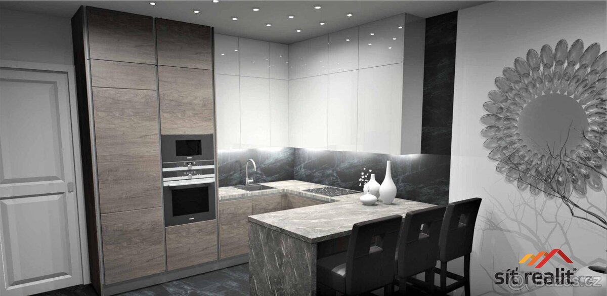 Novostavba byt 2+kk, 55m2 + 46m2 zahrada, parkovací stání př - 15