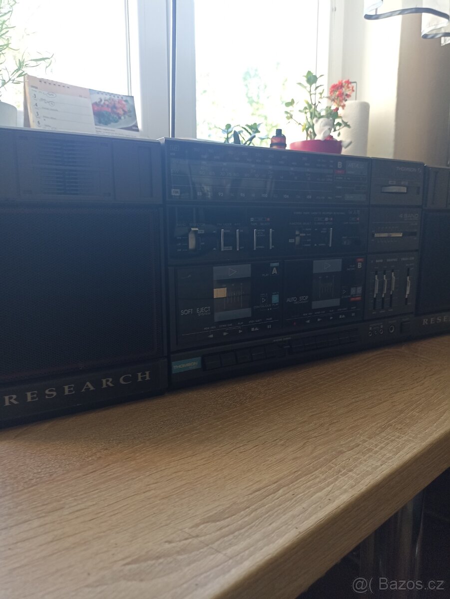 Sběratelský retro magnetofon Thomson Research TM 7670 – rádi - 15