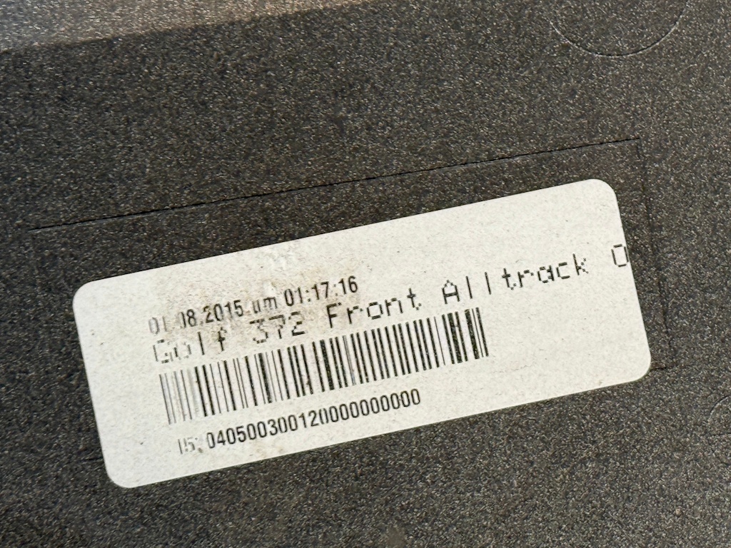 VW GOLF 7 FACELIFT 16-20 nárazník ALLTRACK OST + 4xPDC - 15