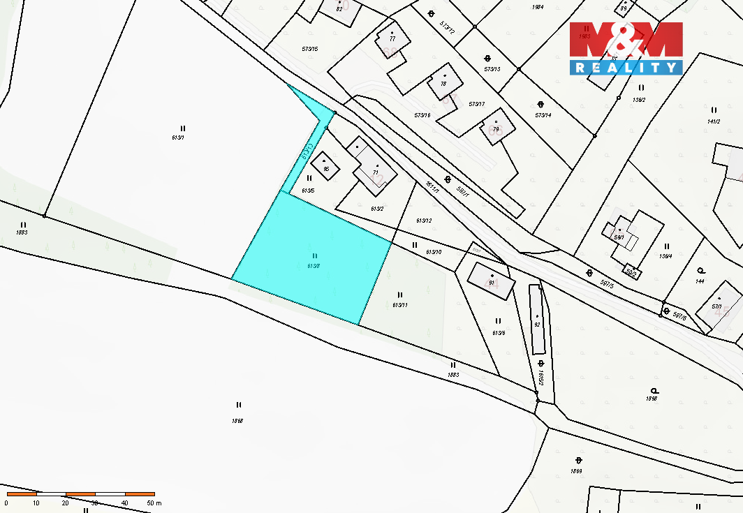 Prodej pozemku k bydlení, 1533 m², Žďár v Podbezdězí - 15
