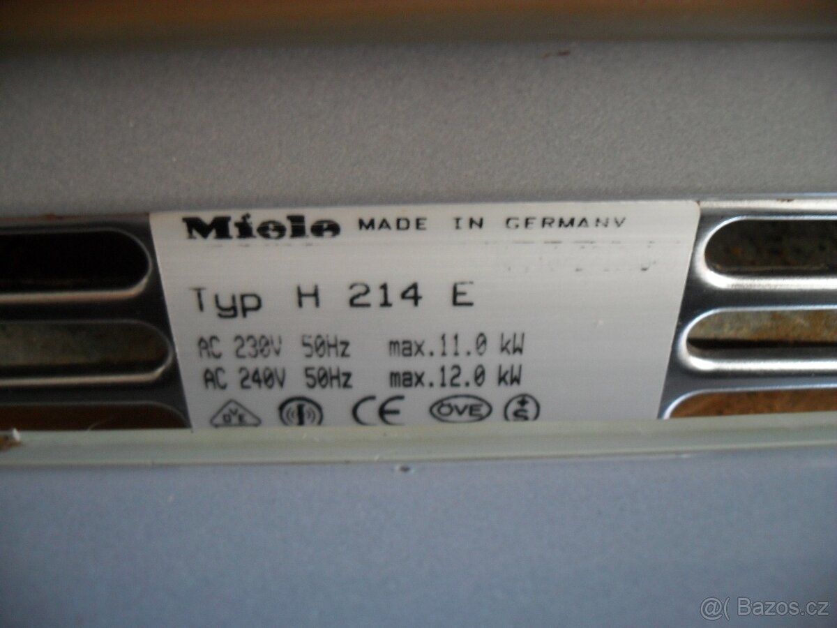 MIELE,VESTAVNÝ SKLOKERAMICKÝ ELEKTRICKÝ SPORÁK,TOP ZNAČKA - 15