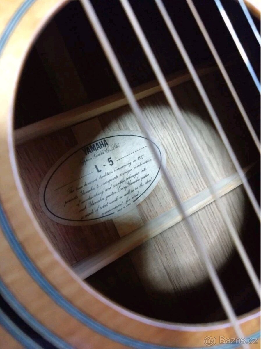 WESTERNOVÁ KYTARA YAMAHA L-5 1978 - 15